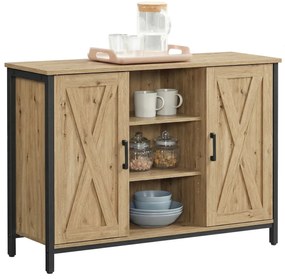 Comoda TAYLOR ARTISAN cu rafturi deschise, 100x70cm