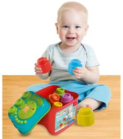 Clementoni Clemmy baby - găleată senzorială cublocuri