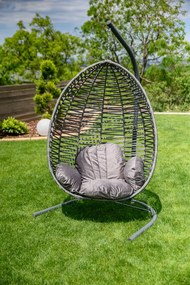 OFERTA Scaun suspendat gri deschis fara suport NARS II. calitate