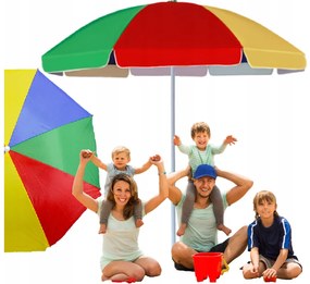 Umbrelă de plajă Rainbow 180 cm