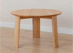 Măsuță lemn masiv rotundă Monte Ø61×39 cm