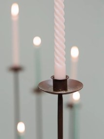 Set 3 suporturi de lumanari, din metal, H76 cm, Minas