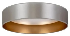 Plafonieră LED Duolla ROLLER LED/24W/230V d. 45 cm argintiu/auriu