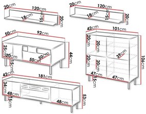 Mobilier living Lasiowa V (cashmir). 1122429