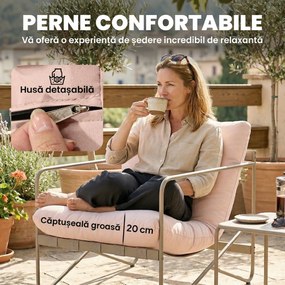 Outsunny canapea terasă relaxare | Aosom Romania