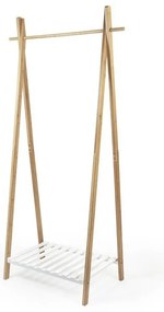 Suport haine Compactor Bamboo Stender, lemn natural