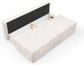 Canapea extensibilă 3 locuri cu spațiu de depozitare TERAMO bej