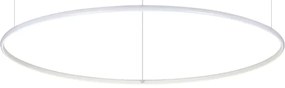 Lustră LED pe cablu Ideal Lux HULAHOOP LED/46W/230V d. 100 cm alb