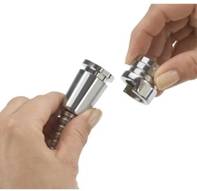 WENKO 22866100 - Paravan de duş UNIVERSAL 170x6,5 cm, finisaj cromat lucios/argintiu/gri