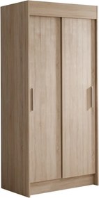 Dulap cu usi glisante 100x216 cm, Karien, ADRK Furniture (Culoare: Alb)