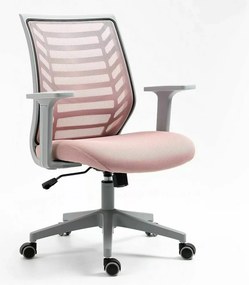 Scaun de birou Q320 roz/gri