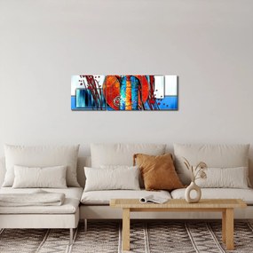 Tablou picturii persoanei străveche (cu ceas) (90x30 cm)