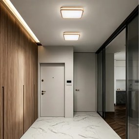 Brilagi - Plafonieră LED MOLINA SQUARE LED/32W/230V 3000/4000/6000K stejar 30x30 cm