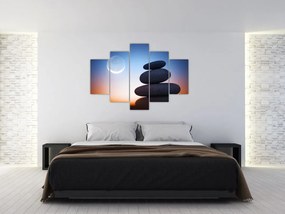 Tablou cu pietre suprapuse (150x105 cm)