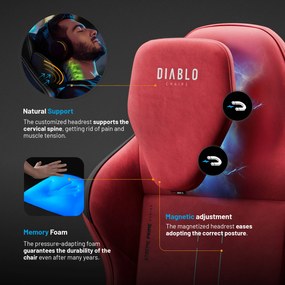 Scaun Gaming Diablo X.One Prime Bloody Mary Normal Size