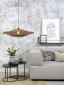 Lustra suspendata din bambus Bali orizontal L, 87cm BALI/H/8720/BN