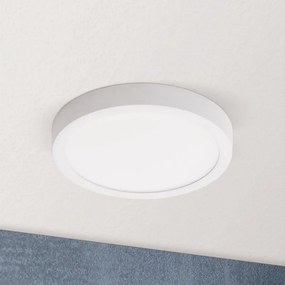 Mini Plafoniera LED design slim LERO D-18cm alba