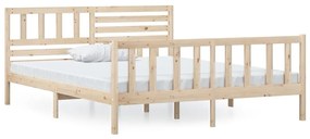 3101148 vidaXL Cadru de pat, 120x200 cm, lemn masiv