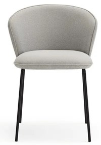 Set de scaune de sufragerie gri deschis 2 buc. tapițat Add – Teulat