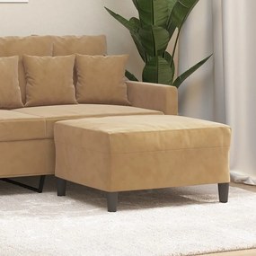 vidaXL Taburet, maro, 70x55x41 cm, catifea