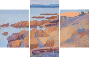 Tablou - Henri Edmond Cross, Calanque des Antibois, reproducere (90x60 cm)