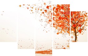Tablou - Copac în vâmnt (150x105 cm)