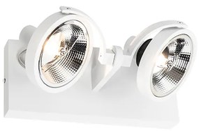 Spotlight modern alb cu 2 lumini - Master 111