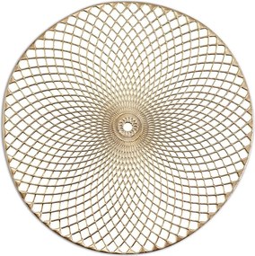 Suport farfurii MANDALA, Auriu, 38 cm, ZELLER