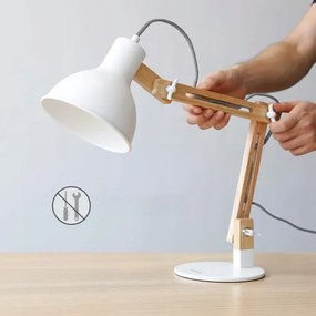 Lampă de masă 1xE27/40W/230V albă