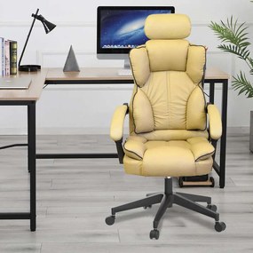 Scaun rotativ directorial Lux-bej