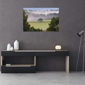 Tablou - Lunca cu copac (90x60 cm)