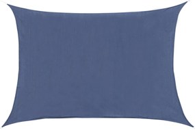Outsunny Cort de umbra rectangular 6 x 4 m polietilena cu densitate mare Protectie UV Cu geanta de depozitare - Culoare albastru | Aosom Romania
