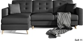 Colțar lemn masiv Extensibil Oslo 250x162cm Ladă Depozitare Personalizabil - Sawana 14, Universal