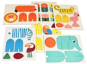 Joc de pliere din lemn Wild Wonders - Rex London