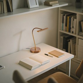 Lampă de masă Art Deco bronz cu LED inclus - Tableau