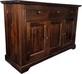 Comodă lemn masiv nuc Preston 114 7cm x 74 6cm x 41 4cm