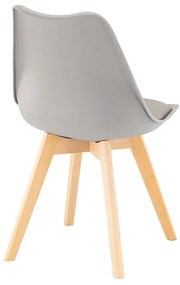 Scaun de dining Silla 6 buc în gri