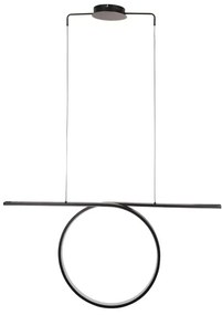 Lustră LED suspendată pe cablu ODETTA LED/42W/230V 4000K neagră