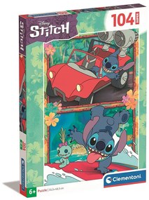 Disney Lilo și Stitch Wild Adventure Puzzle Clementoni cu 104 piese