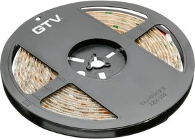 Banda LED Flash GTV pentru mobilier, lumina calda, 60 LED m, 850 lm m, 14,4 W m, 12V, IP65, 5 m Alb cald, 14.4 W m, 12 V, LED Flash, 850 lm m, 10
