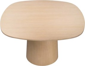 Masa design LUX Motto furnir stejar, 130x130cm