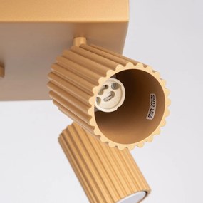 Spot auriu 25x25 cm Gleam – Sollux