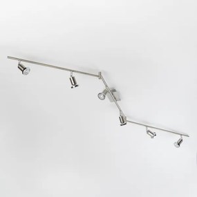 Spot LED 6xGU10/5W/230V, crom mat
