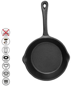 Tigaie tip grill din fontă ø 16 cm LITINA – Orion