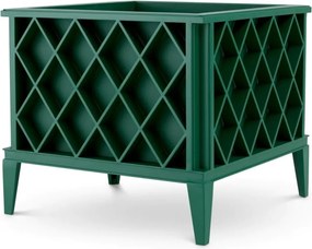 Ghiveci, Suport flori pentru exterior Ocean Club, verde, 119904 HZ