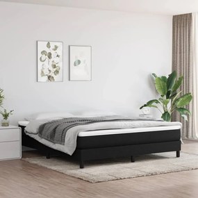 3120526 vidaXL Cadru de pat, negru, 160 x 200 cm, material textil