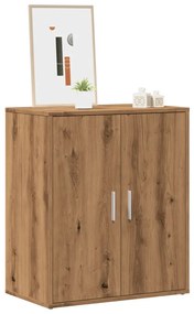 vidaXL Pantofar, stejar artizanal, 60x35x70 cm lemn prelucrat