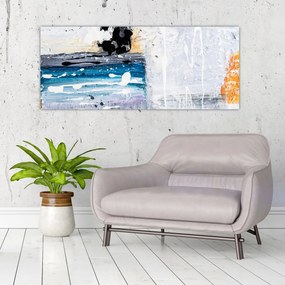 Tablou - Atingeri abstracte (120x50 cm)