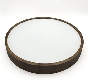 Brilagi - Plafonieră LED CARVALHO 4xE27/60W/230V, finisaj stejar-nuc, Ø 57,5 cm