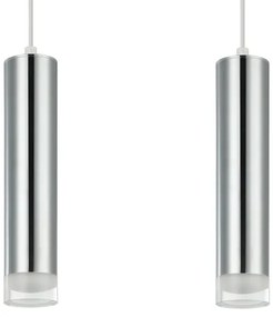 Lustră pe cablu ARMIN 2xGU10/10W/230V crom lucios